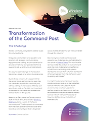Defence Use Case - Transformation of the Command Post