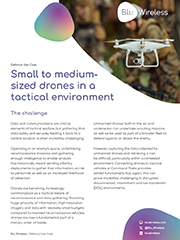 Use Case - Small to medium-sized drones in a tactical environment
